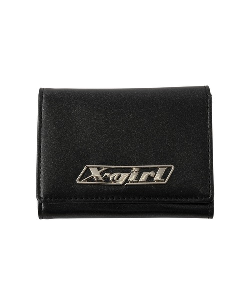 X-girl（エックスガール） ミニ 財布 LOGO PLATE MINI WALLET