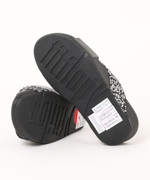 FitFlop ブラックラメ スポーツサンダル 24cm　US5 FitFlop ブラックラメ スポーツサンダル 24cm US5