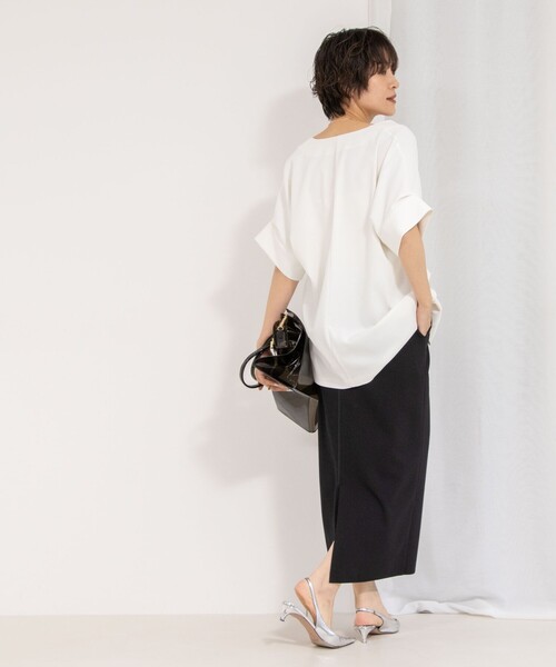 25SS NOLLEY'S ノーリーズ ウォッシャブルツイルフレンチジャケット NOLLEY'S（ノーリーズ） ジャケット ノーカラージャケット