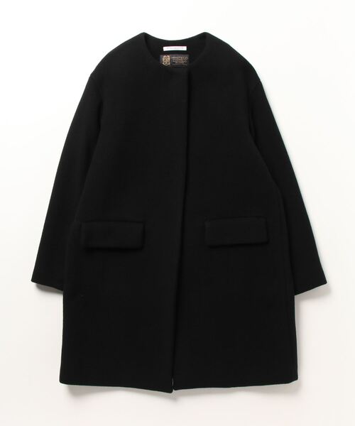 BEAUTY＆YOUTH UNITED ARROWS ノーカラーコート M ブラック レディース