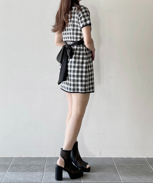 NOMAE ワンピース BACKリボンミニワンピース : ZOZOTOWN Yahoo