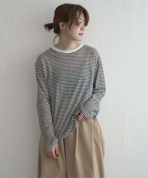 notch. tシャツ シアーボーダーロンT レディース : ZOZOTOWN Yahoo!店