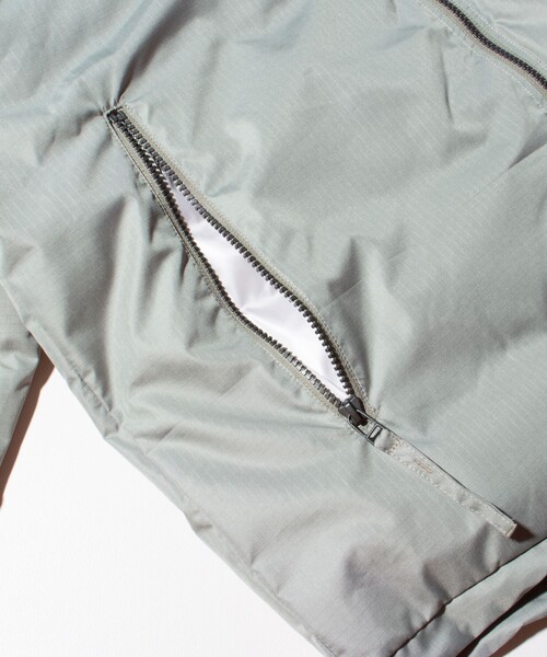 「TAION」 ダウンジャケット L オリーブ メンズ_画像8