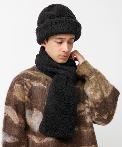 「Johnbull」 マフラー FREE ブラック メンズ_画像2