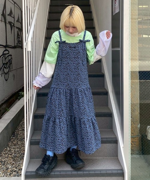 Candy Stripper ワンピース RIBBON TIERED CAMI : ZOZOTOWN