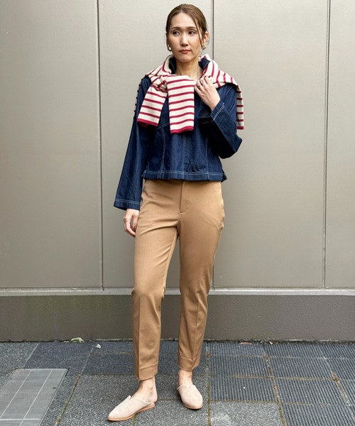 パンツ BANANA REPUBLIC FACTORY STORE　　スローン アンクルパンツ レディースの画像