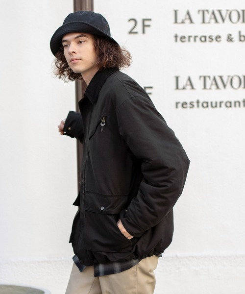 「BARK MANHATTAN」 ブルゾン L ブラック メンズ_画像6