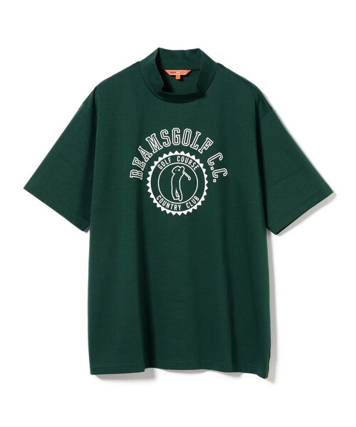 ビームスゴルフモックネックティシャツ　XL BEAMS GOLF tシャツ 「MEN」ORANGE LABEL / スイングマン モック