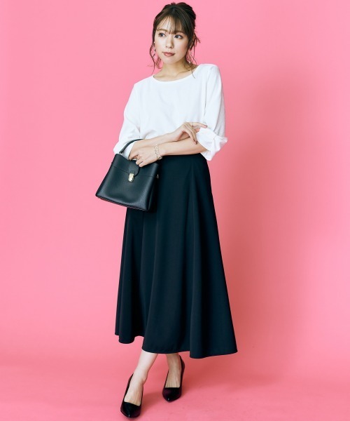 「marun」 半袖カットソー L ブラック レディース