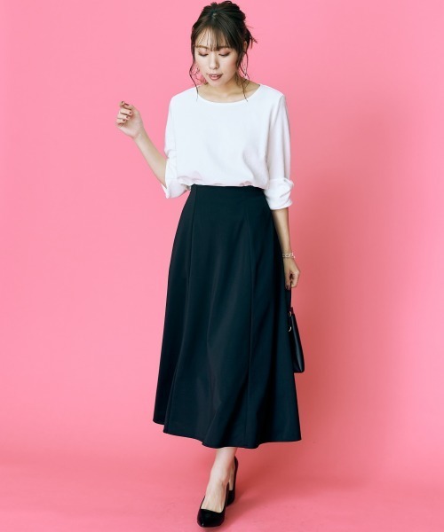 「marun」 半袖カットソー L ブラック レディース