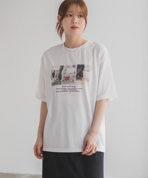 HusHusH（ハッシュアッシュ） tシャツ フォトプリントTシャツ