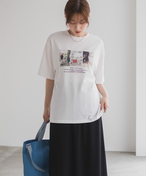 HusHusH（ハッシュアッシュ） tシャツ 半袖 フォトプリントTシャツ