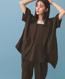 グローバルワーク低身長しゅりさんプロデュース/ 半袖セットアップジャケット L GLOBAL WORK ジャケット テーラードジャケット MATINEE LINE