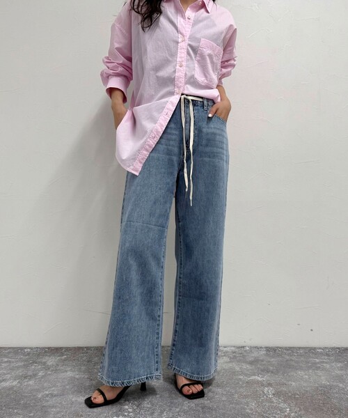 fredy emue ジーンズ デニム デニムパンツ ドロストセミワイド