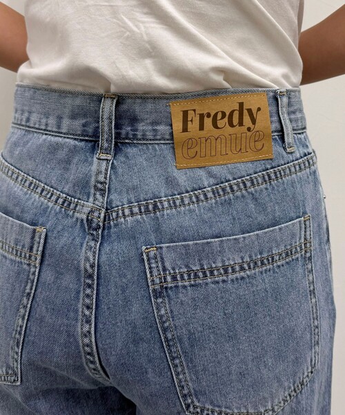 フレディエミュ（fredy emue）/ドロストデニムパンツ fredy emue（フレディエミュ） ジーンズ デニム デニムパンツ ドロスト