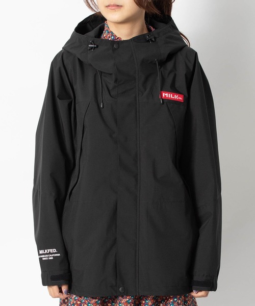【新品】MILKFED. マウンテンパーカーM Amazon | [ミルクフェド] マウンテンパーカー LOGO MOUNTAIN