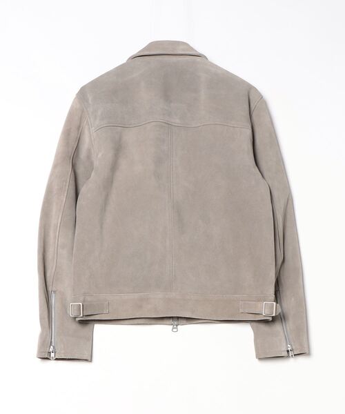beams メンズジャケット BEAMS（ビームス） レザーブルゾン SMALL グレー メンズ : ZOZOTOWN