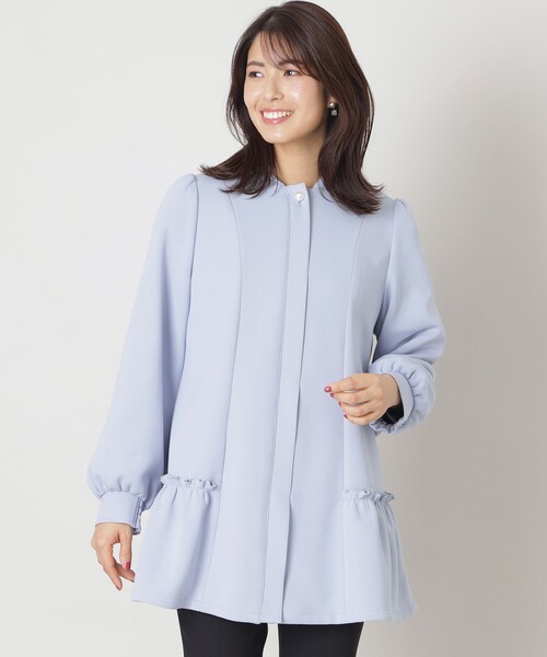 TO BE CHIC 「TO CHIC」 トレンチコート 40 ブルー レディース