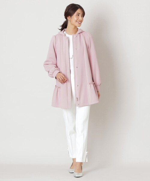 ♥️美品♥️TO BE CHIC トゥービーシック フレアートレンチコート40 TO BE CHIC 「TO CHIC」 トレンチコート 40 ブルー レディース