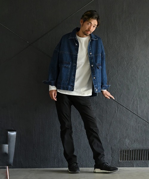 funda mine デニムジャケット gジャン 「2WAY」 UNISEX ビッグ 