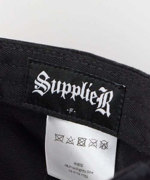 SUPPLIER キャップ 試着のみ 76 ツバ刺繍メッシュキャップ 312 : カジュアルショップ