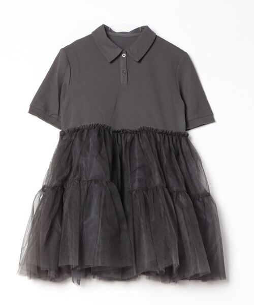 「CAROLINA GLASER」 半袖シャツ ONE SIZE チャコールグレー レディース