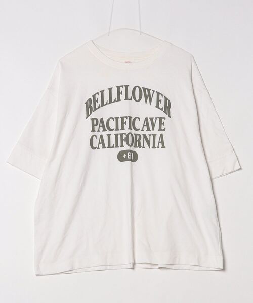 「SHIPS」 半袖Tシャツ ONE SIZE ライトホワイト レディース