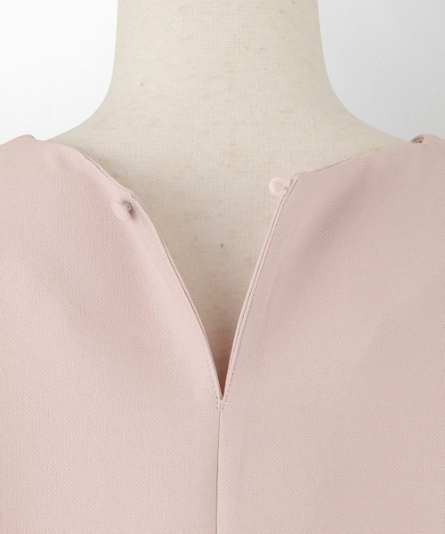 ブラウス シャツ 2way サテン ブラウス HUIT レディース 2way フリルネック サテン ブラウス HUIT 全3色｜hit811-0074【2