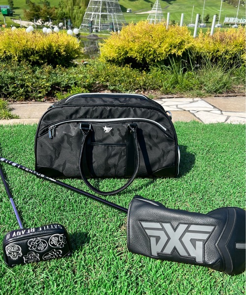 STELLA77GOLF ボストンバッグ カモフラ柄ボストンBAG メンズ