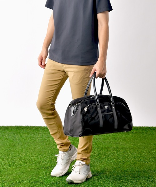 STELLA77GOLF ボストンバッグ カモフラ柄ボストンBAG メンズ