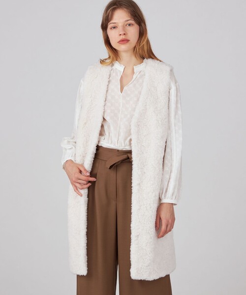 Ballsey（ボールジィ） ベスト 36 グレー レディース : ZOZOTOWN Yahoo