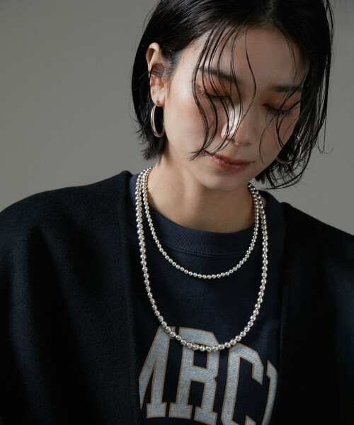 Adam et Rope'   大変希少　レア　 Ravina 月と星のラリアット ネックレス ADAM ET ROPE'（アダムエロペ） ネックレス LES BIJOUX ラリアット