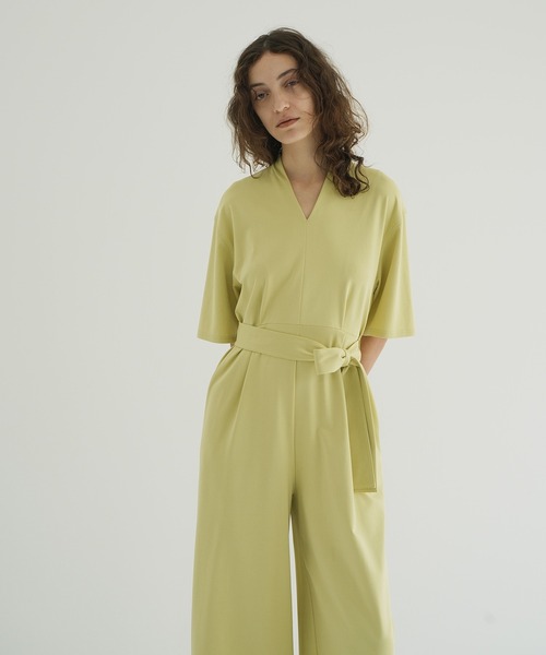 オールインワン STAND COLLAR LOOSE ALL IN ONE レディースの画像