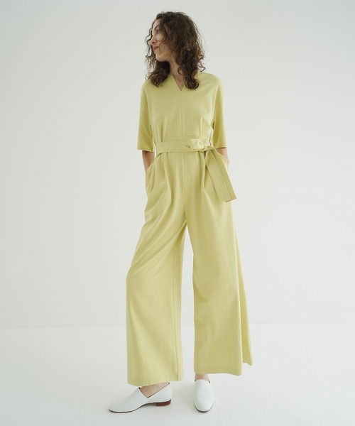 オールインワン STAND COLLAR LOOSE ALL IN ONE レディースの画像
