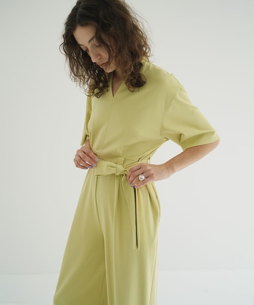 オールインワン STAND COLLAR LOOSE ALL IN ONE レディースの画像