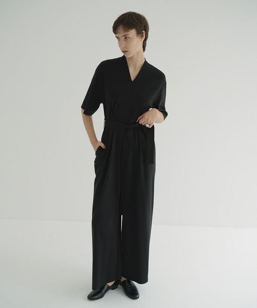 オールインワン STAND COLLAR LOOSE ALL IN ONE レディースの画像