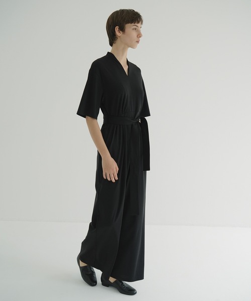 オールインワン STAND COLLAR LOOSE ALL IN ONE レディースの画像