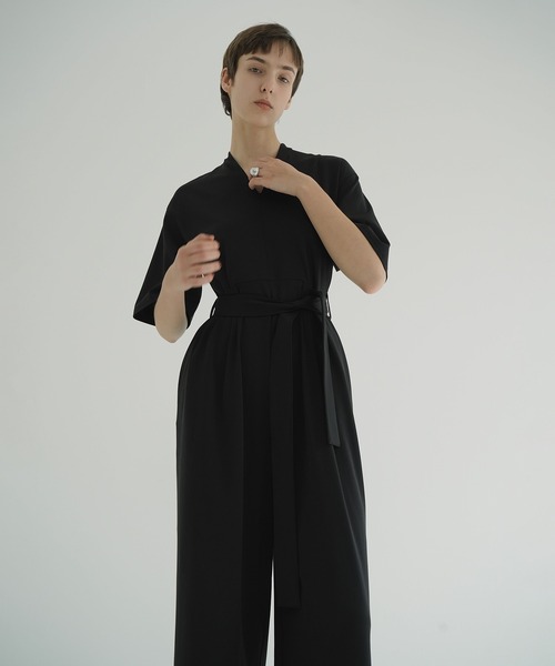 オールインワン STAND COLLAR LOOSE ALL IN ONE レディースの画像