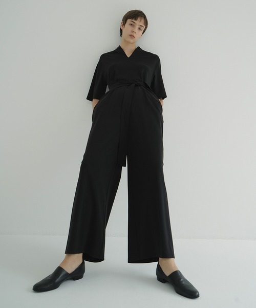 オールインワン STAND COLLAR LOOSE ALL IN ONE レディースの画像