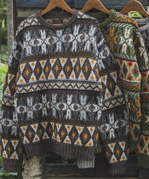 BEAMS+（ビームスプラス） セーター ニット 3G フェアアイル クルー