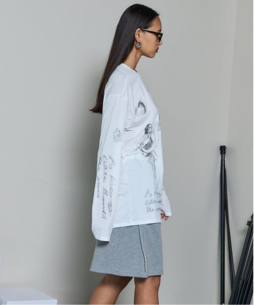 新品　MAISON SPECIAL/メゾンスペシャル　ドローイングプリントシャツ MAISON SPECIAL（メゾンスペシャル）の「Drawing Print Shirt