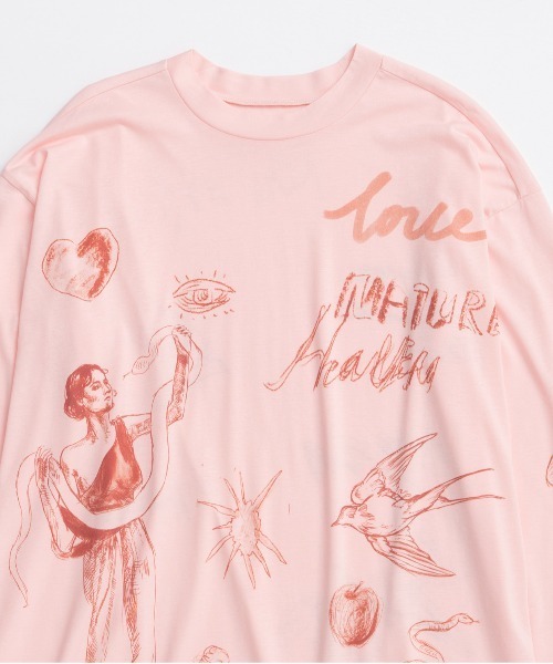 新品　MAISON SPECIAL/メゾンスペシャル　ドローイングプリントシャツ MAISON SPECIAL（メゾンスペシャル）の「Drawing Print Shirt
