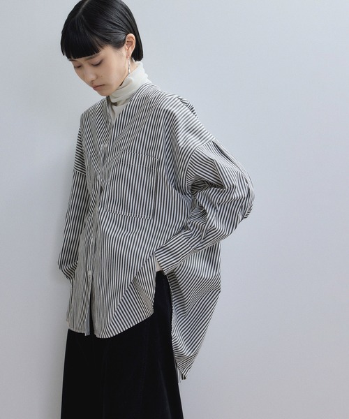 ブラウス シャツ 「一部サイト限定」TCブロードバンドカラーシャツ レディース ADAM ET ROPE' ブラウス シャツ 「一部サイト限定」TC