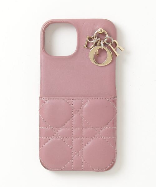 Christian Dior キルティングレザーケース ピンク Dior キルティングレザーiPhoneケース ピンク - メルカリ