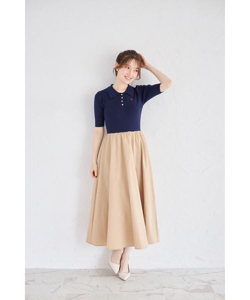 美品！アニエスベー★ロゴ刺繍入り！ドッキングワンピース★キッズ★12ans ワンピース｜キッズ＆ベビー｜agnès b.｜アニエスベー公式
