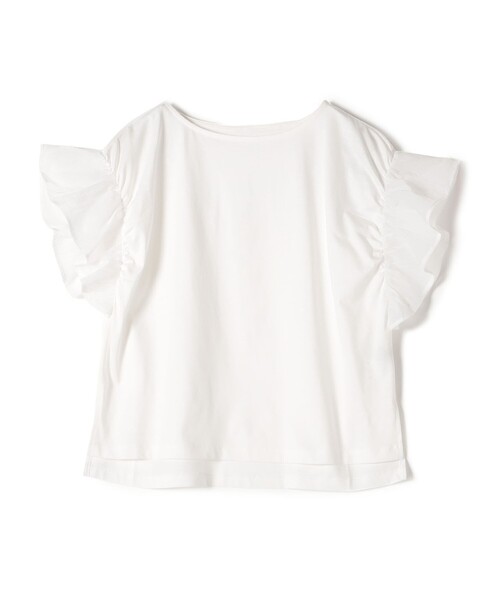 「SHIPS Colors」 半袖カットソー ONE SIZE レッド レディース_画像3