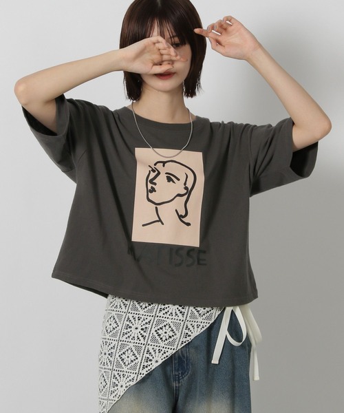 LAKOLE（ラコレ） tシャツ アート」アソートプリントT / 590987