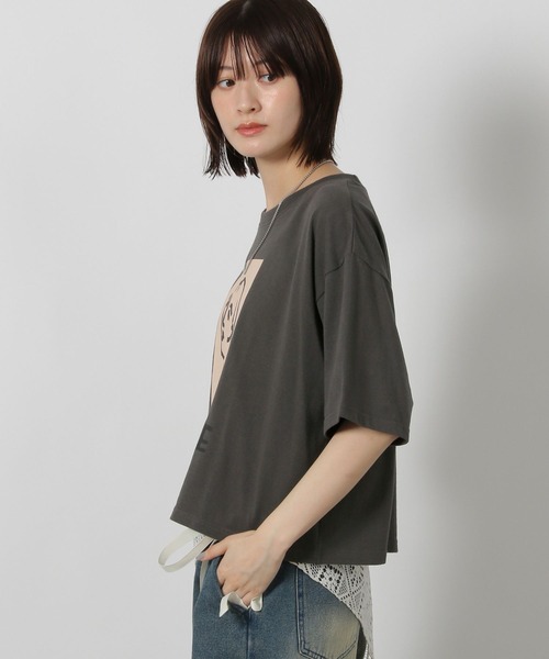 LAKOLE（ラコレ） tシャツ 半袖 アート」アソートプリントT / 590987