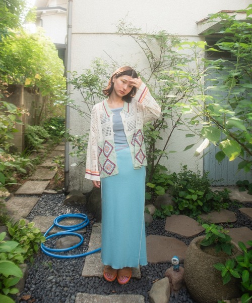 PAMM 玄関マットのかぎ針編みニットシャツ 玄関マットのかぎ針編みニットシャツ – pamm.officialstore