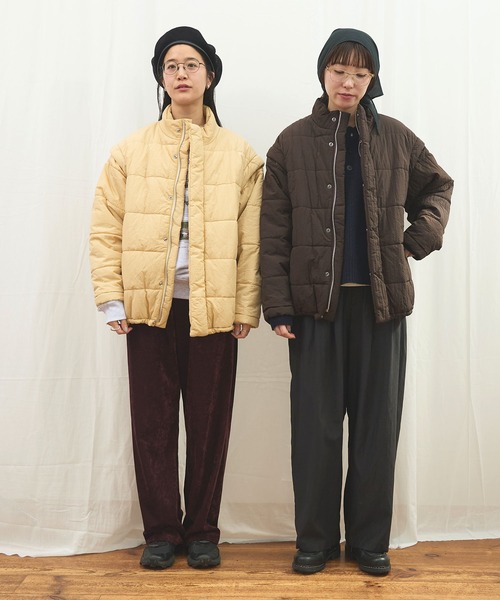 fig London サンプル品フィグロンドン　アンビデックス　コート　チェック fig London（フィグロンドン） コート アウター puff 2way coat